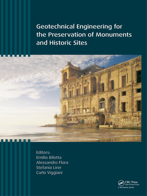 cover image of Geotechnical Engineering for the Preservation of Monuments and Historic Sites
